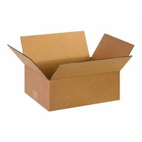 for Shipping Pack of 25 Kraft Aviditi 18144 Flat Corrugated Cardboard Box 18 L x 14 W x 4 H Packing and Moving